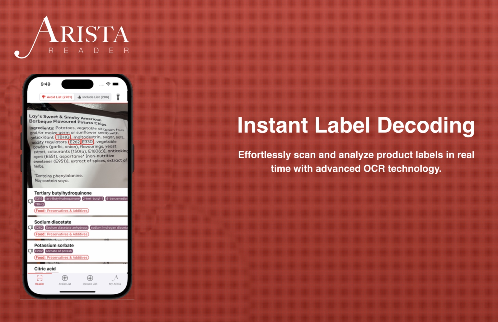 Arista Reader